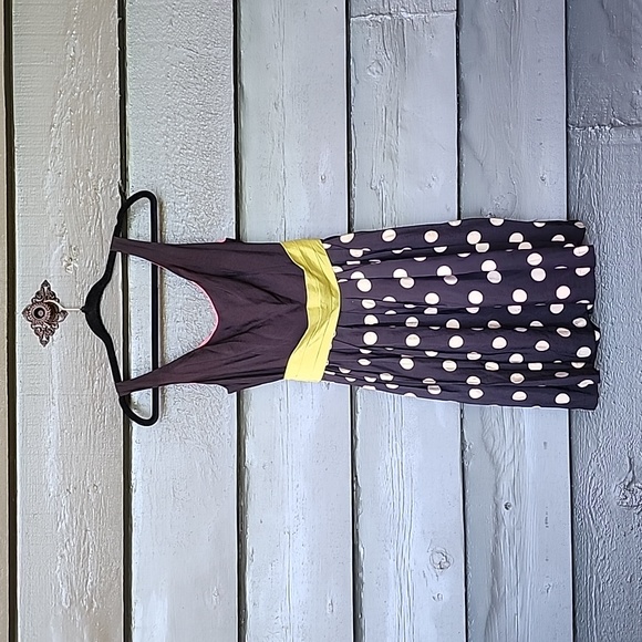 Anthropologie Corey Lynn Calter Polka Dot Dress sz 4 Women's